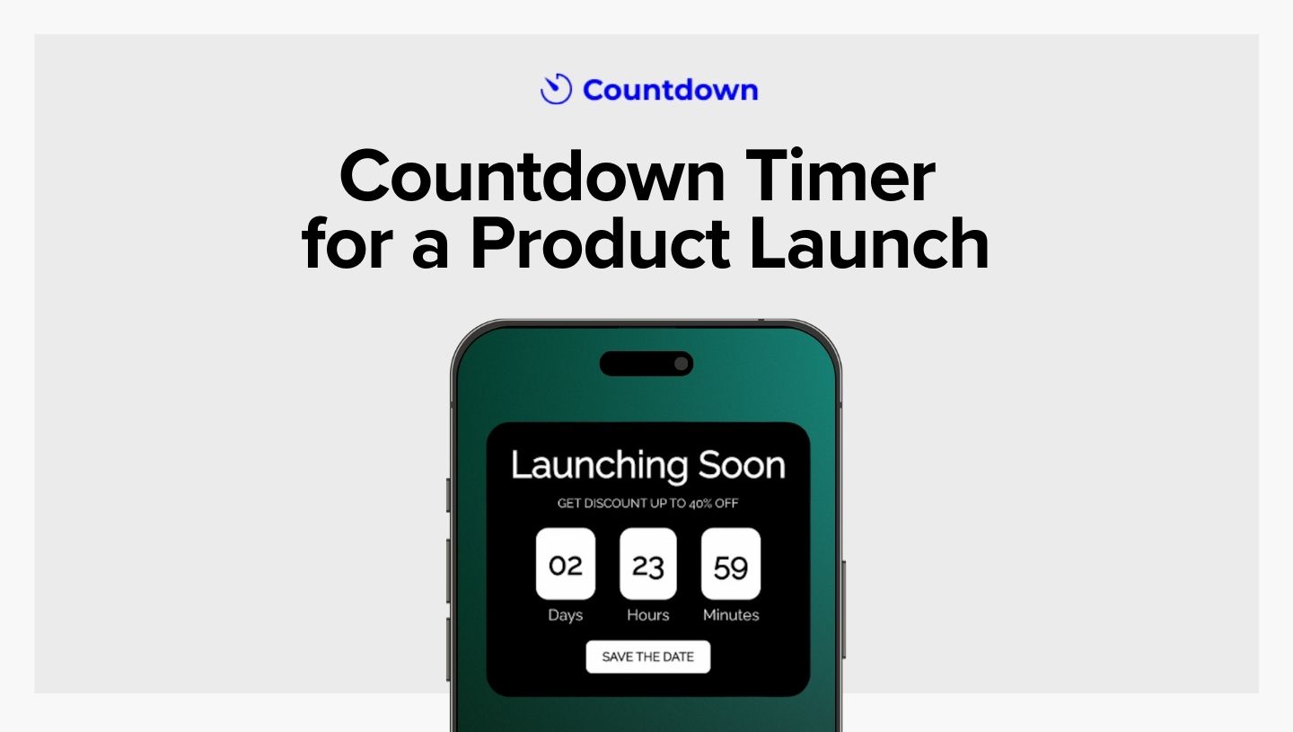 Cover Image for How to Use a Countdown Timer for a Product Launch